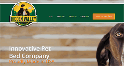 Desktop Screenshot of hvpetbeds.com