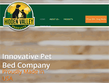 Tablet Screenshot of hvpetbeds.com